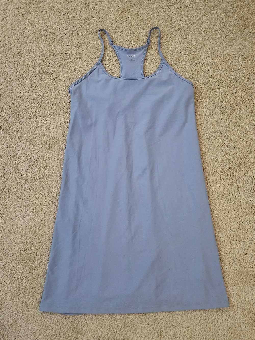Old Navy Active Powersoft Light Blue Racerback Athletic Dress Size Large L